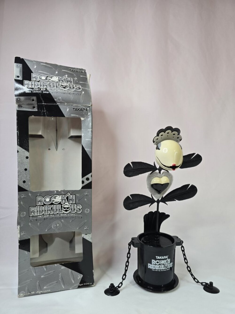 Rock'n Ridiculous Dancing Flower Takara 1990s Goth Punk Girl Flower- WORKS